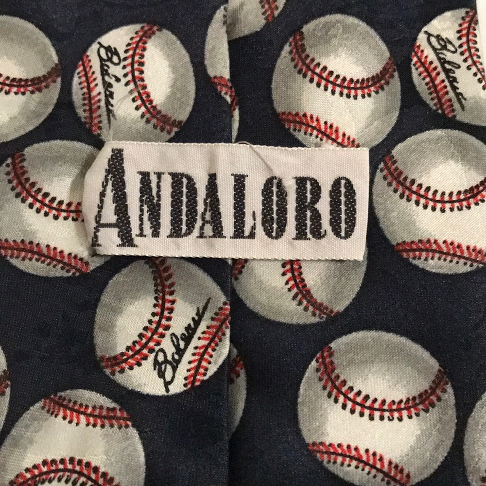 Fun baseball tie - Picture 3 of 5